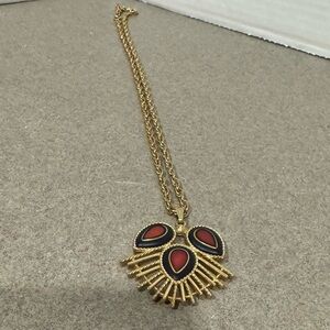 Vintage Sarah Coventry 1973 Collection “Dynasty” Pendant Necklace